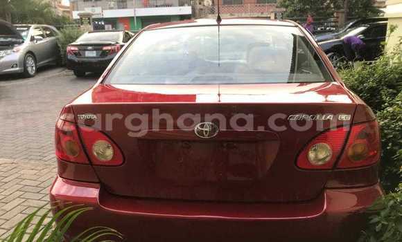 Sayi Na hannu Toyota Corolla Red Mota in Tema a Greater Accra Sayi Na hannu Toyota Corolla Red Mota in Tema a Greater Accra