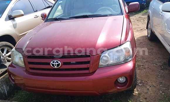 Buy Used Toyota Highlander Red Car in Tema in Greater Accra Buy Used Toyota Highlander Red Car in Tema in Greater Accra