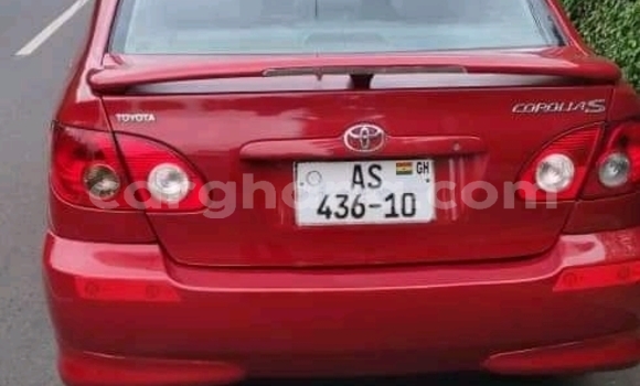 Ra Àlòkù Toyota Corolla Red Ọkọ̀ in Accra ni Greater Accra Ra Àlòkù Toyota Corolla Red Ọkọ̀ in Accra ni Greater Accra