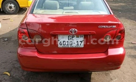 Ra Àlòkù Toyota Corolla Red Ọkọ̀ in Accra ni Greater Accra Ra Àlòkù Toyota Corolla Red Ọkọ̀ in Accra ni Greater Accra