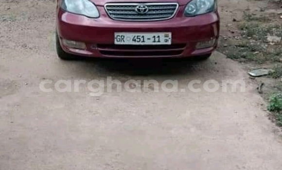Sayi Na hannu Toyota Corolla Red Mota in Accra a Greater Accra