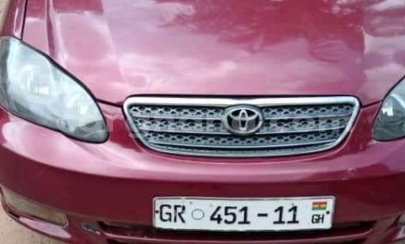 Ra Àlòkù Toyota Corolla Red Ọkọ̀ in Accra ni Greater Accra Ra Àlòkù Toyota Corolla Red Ọkọ̀ in Accra ni Greater Accra