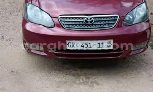 Ra Àlòkù Toyota Corolla Red Ọkọ̀ in Accra ni Greater Accra Ra Àlòkù Toyota Corolla Red Ọkọ̀ in Accra ni Greater Accra