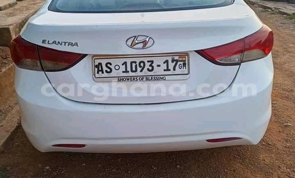 Sayi Na hannu Hyundai Elantra White Mota in Accra a Greater Accra Sayi Na hannu Hyundai Elantra White Mota in Accra a Greater Accra