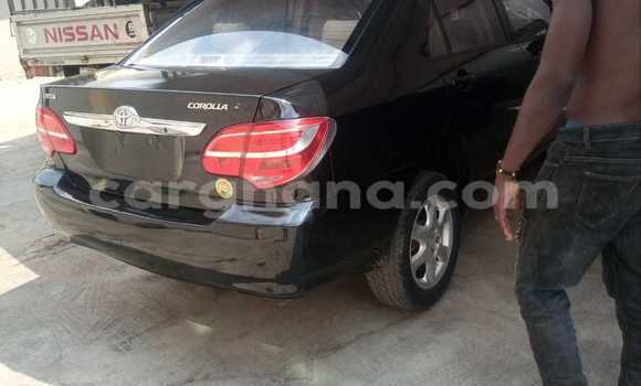 Sayi Na hannu Toyota Corolla Black Mota in Sekondi–Takoradi Metropolitan a Yamma Sayi Na hannu Toyota Corolla Black Mota in Sekondi–Takoradi Metropolitan a Yamma