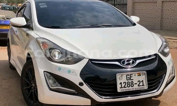Sayi Na hannu Hyundai Elantra White Mota in Accra a Greater Accra Sayi Na hannu Hyundai Elantra White Mota in Accra a Greater Accra