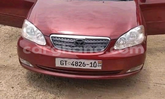 Ra Àlòkù Toyota Corolla Red Ọkọ̀ in Accra ni Greater Accra Ra Àlòkù Toyota Corolla Red Ọkọ̀ in Accra ni Greater Accra