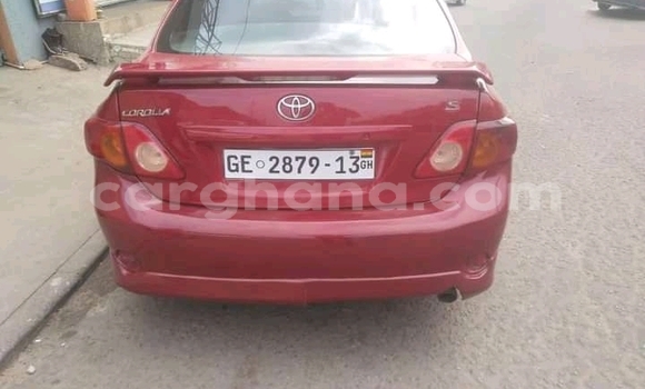 Ra Àlòkù Toyota Corolla Red Ọkọ̀ in Accra ni Greater Accra Ra Àlòkù Toyota Corolla Red Ọkọ̀ in Accra ni Greater Accra