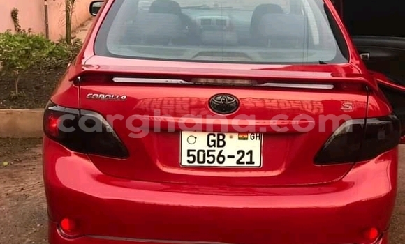 Buy Used Toyota Corolla Red Car in Berekum in Brong-Ahafo Buy Used Toyota Corolla Red Car in Berekum in Brong-Ahafo