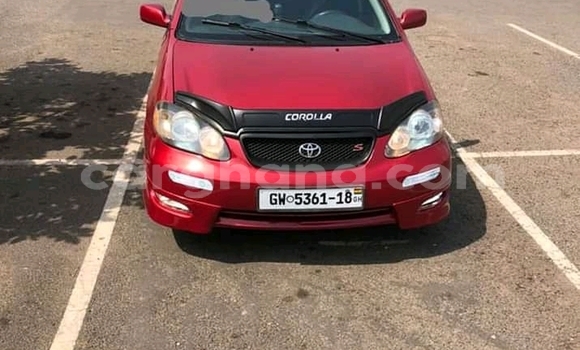 Buy Used Toyota Corolla Red Car in Berekum in Brong-Ahafo