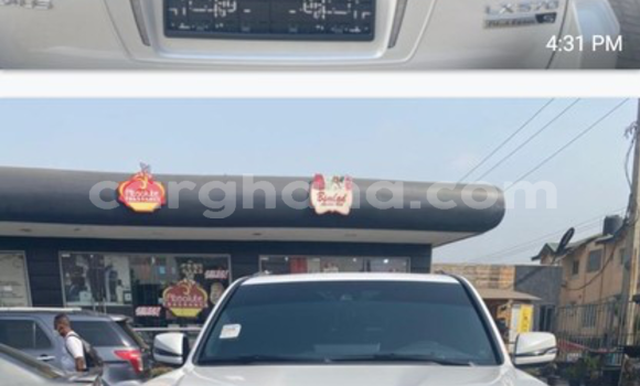 Sayi Na hannu Lexus LX 570 White Mota in Tema a Greater Accra Sayi Na hannu Lexus LX 570 White Mota in Tema a Greater Accra