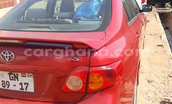 Sayi Na hannu Toyota Corolla Red Mota in Accra a Greater Accra