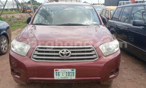 Sayi Na hannu Toyota Highlander Red Mota in Tema a Greater Accra Sayi Na hannu Toyota Highlander Red Mota in Tema a Greater Accra