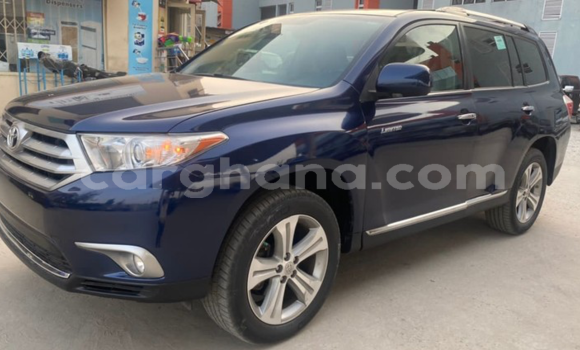 Sayi Na hannu Toyota Highlander Blue Mota in Tema a Greater Accra Sayi Na hannu Toyota Highlander Blue Mota in Tema a Greater Accra
