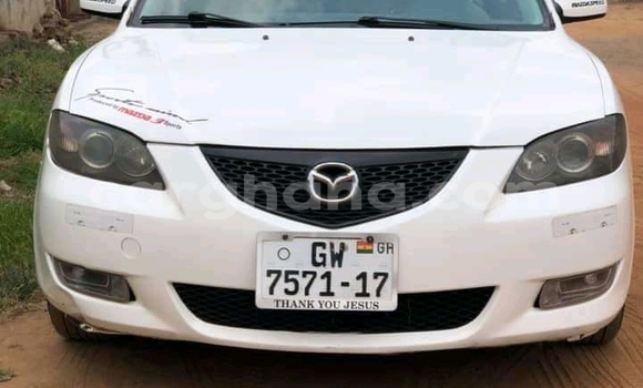 Sayi Na hannu Mazda 3 White Mota in Accra a Greater Accra Sayi Na hannu Mazda 3 White Mota in Accra a Greater Accra