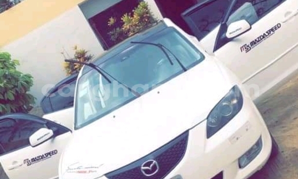 Sayi Na hannu Mazda 3 White Mota in Accra a Greater Accra Sayi Na hannu Mazda 3 White Mota in Accra a Greater Accra