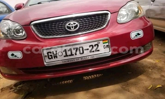 Sayi Na hannu Toyota Corolla Red Mota in Accra a Greater Accra Sayi Na hannu Toyota Corolla Red Mota in Accra a Greater Accra