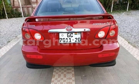 Sayi Na hannu Toyota Corolla Red Mota in Accra a Greater Accra Sayi Na hannu Toyota Corolla Red Mota in Accra a Greater Accra