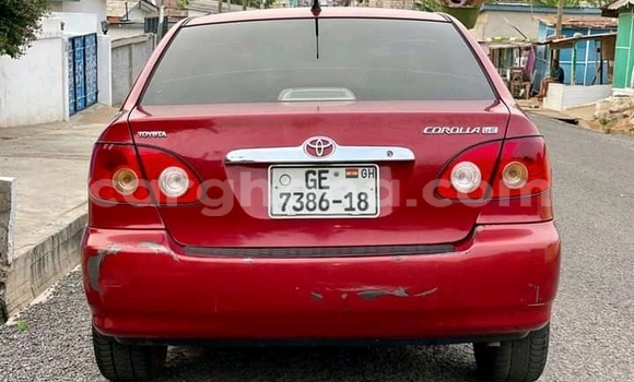 Sayi Na hannu Toyota Corolla Red Mota in Accra a Greater Accra Sayi Na hannu Toyota Corolla Red Mota in Accra a Greater Accra