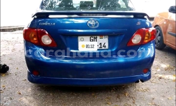 Sayi Na hannu Toyota Corolla Blue Mota in Accra a Greater Accra Sayi Na hannu Toyota Corolla Blue Mota in Accra a Greater Accra