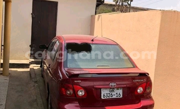 Sayi Na hannu Toyota Corolla Red Mota in Accra a Greater Accra Sayi Na hannu Toyota Corolla Red Mota in Accra a Greater Accra