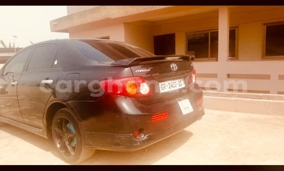 Sayi Na hannu Toyota Corolla Black Mota in Accra a Greater Accra Sayi Na hannu Toyota Corolla Black Mota in Accra a Greater Accra