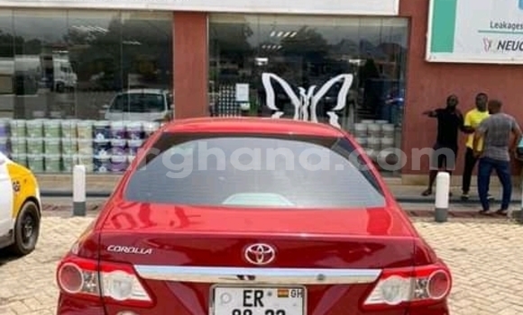 Sayi Na hannu Toyota Corolla Red Mota in Accra a Greater Accra Sayi Na hannu Toyota Corolla Red Mota in Accra a Greater Accra