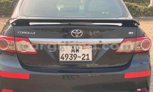 Sayi Na hannu Toyota Corolla Black Mota in Accra a Greater Accra Sayi Na hannu Toyota Corolla Black Mota in Accra a Greater Accra