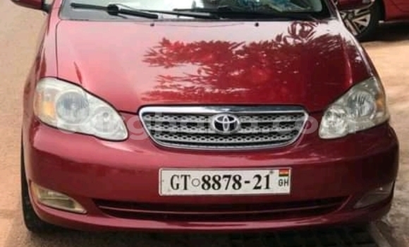 Buy Used Toyota Corolla Red Car in Accra in Greater Accra