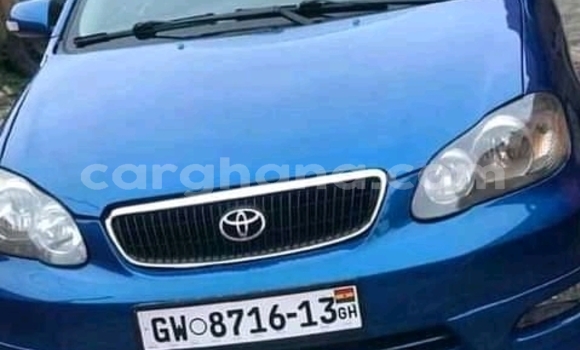 Sayi Na hannu Toyota Corolla Blue Mota in Accra a Greater Accra Sayi Na hannu Toyota Corolla Blue Mota in Accra a Greater Accra