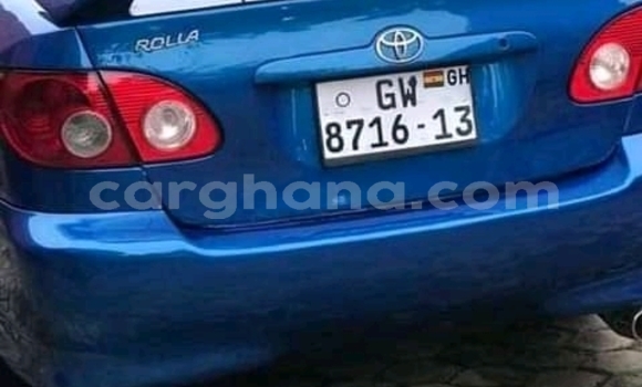 Sayi Na hannu Toyota Corolla Blue Mota in Accra a Greater Accra Sayi Na hannu Toyota Corolla Blue Mota in Accra a Greater Accra