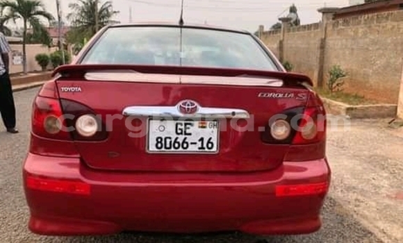 Sayi Na hannu Toyota Corolla Red Mota in Accra a Greater Accra Sayi Na hannu Toyota Corolla Red Mota in Accra a Greater Accra