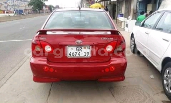Sayi Na hannu Toyota Corolla Red Mota in Accra a Greater Accra