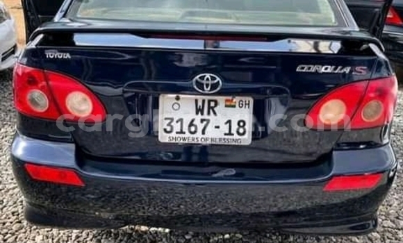 Sayi Na hannu Toyota Corolla Black Mota in Accra a Greater Accra Sayi Na hannu Toyota Corolla Black Mota in Accra a Greater Accra