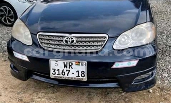 Sayi Na hannu Toyota Corolla Black Mota in Accra a Greater Accra Sayi Na hannu Toyota Corolla Black Mota in Accra a Greater Accra