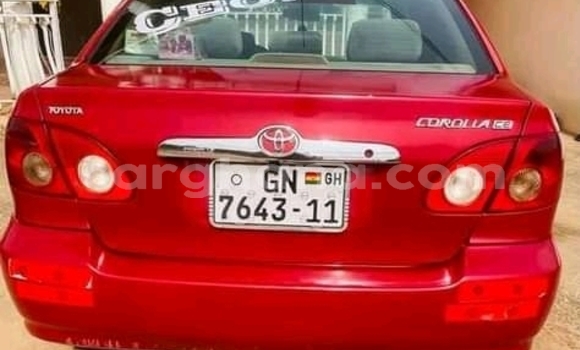 Sayi Na hannu Toyota Corolla Red Mota in Accra a Greater Accra Sayi Na hannu Toyota Corolla Red Mota in Accra a Greater Accra