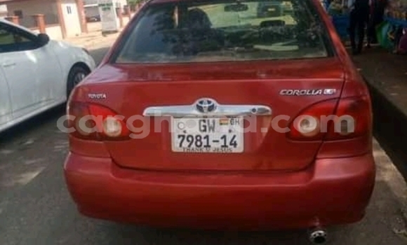 Buy Used Toyota Corolla Red Car in Accra in Greater Accra