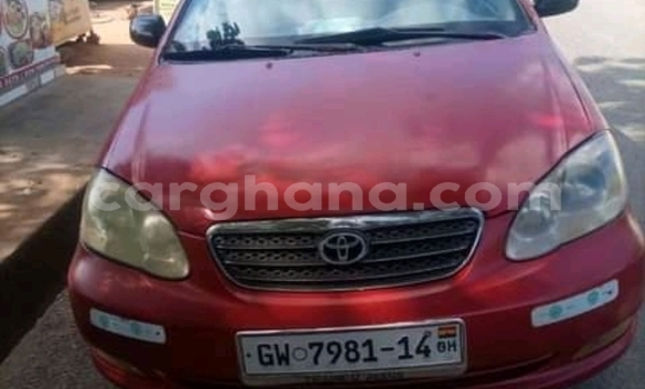 Sayi Na hannu Toyota Corolla Red Mota in Accra a Greater Accra Sayi Na hannu Toyota Corolla Red Mota in Accra a Greater Accra