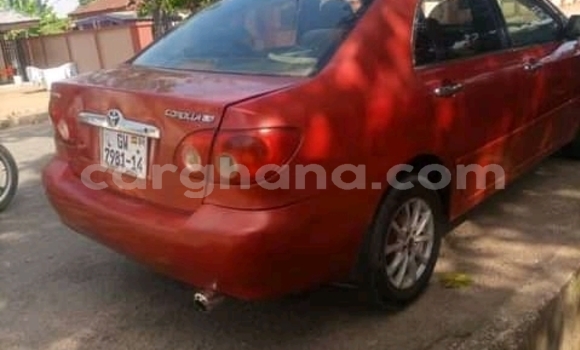 Sayi Na hannu Toyota Corolla Red Mota in Accra a Greater Accra Sayi Na hannu Toyota Corolla Red Mota in Accra a Greater Accra