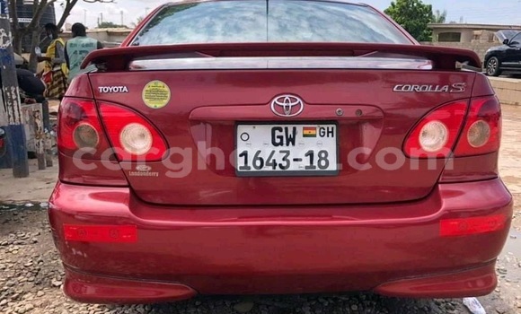 Buy Used Toyota Corolla Red Car in Accra in Greater Accra