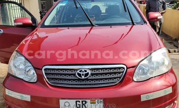 Buy Used Toyota Corolla Red Car in Accra in Greater Accra