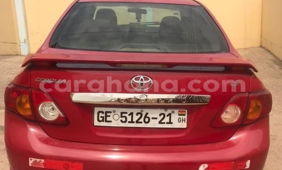 Ra Àlòkù Toyota Corolla Red Ọkọ̀ in Accra ni Greater Accra Ra Àlòkù Toyota Corolla Red Ọkọ̀ in Accra ni Greater Accra