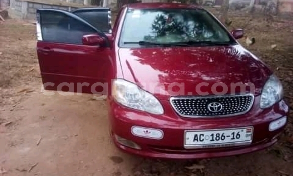 Sayi Na hannu Toyota Corolla Red Mota in Accra a Greater Accra Sayi Na hannu Toyota Corolla Red Mota in Accra a Greater Accra