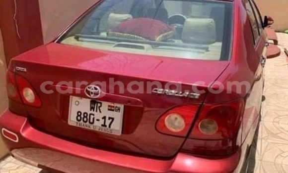 Sayi Na hannu Toyota Corolla Red Mota in Accra a Greater Accra Sayi Na hannu Toyota Corolla Red Mota in Accra a Greater Accra