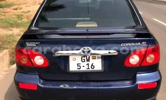 Sayi Na hannu Toyota Corolla Blue Mota in Accra a Greater Accra Sayi Na hannu Toyota Corolla Blue Mota in Accra a Greater Accra