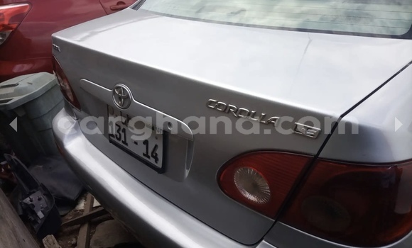 Sayi Na hannu Toyota Corolla Azurfa Mota in Tema a Greater Accra Sayi Na hannu Toyota Corolla Azurfa Mota in Tema a Greater Accra