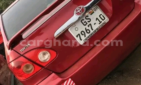 Sayi Na hannu Toyota Corolla Red Mota in Accra a Greater Accra Sayi Na hannu Toyota Corolla Red Mota in Accra a Greater Accra