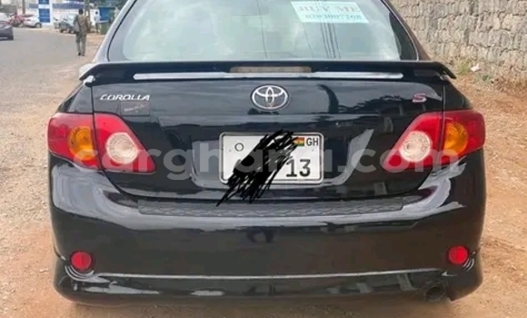 Sayi Na hannu Toyota Corolla Black Mota in Accra a Greater Accra Sayi Na hannu Toyota Corolla Black Mota in Accra a Greater Accra