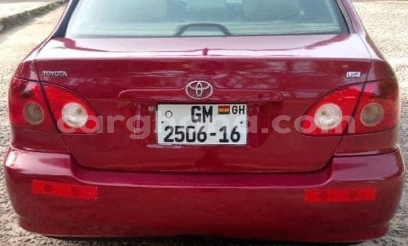 Sayi Na hannu Toyota Corolla Red Mota in Accra a Greater Accra Sayi Na hannu Toyota Corolla Red Mota in Accra a Greater Accra