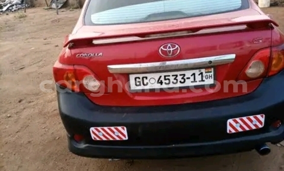 Sayi Na hannu Toyota Corolla Red Mota in Accra a Greater Accra Sayi Na hannu Toyota Corolla Red Mota in Accra a Greater Accra
